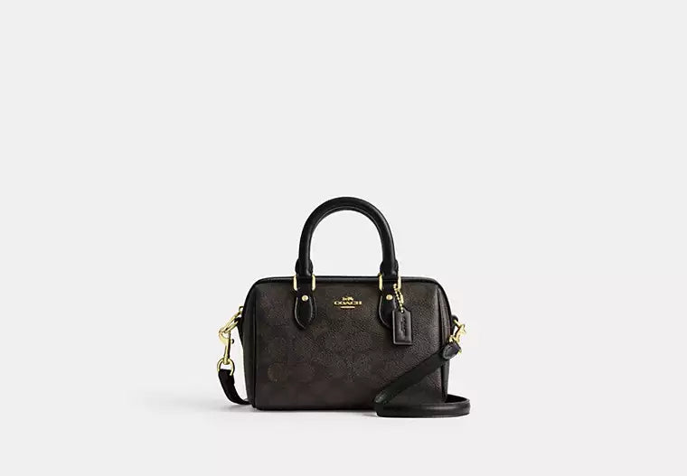 Mini sac bandoulière Rowan en toile exclusive