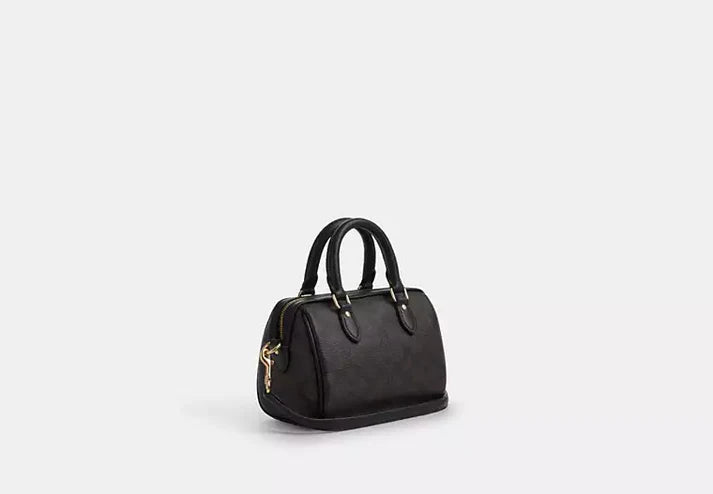 Mini sac bandoulière Rowan en toile exclusive